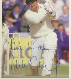 Mike Gatting Signed Postcard
