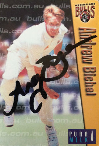 Andy Bichel Signed Trading Card