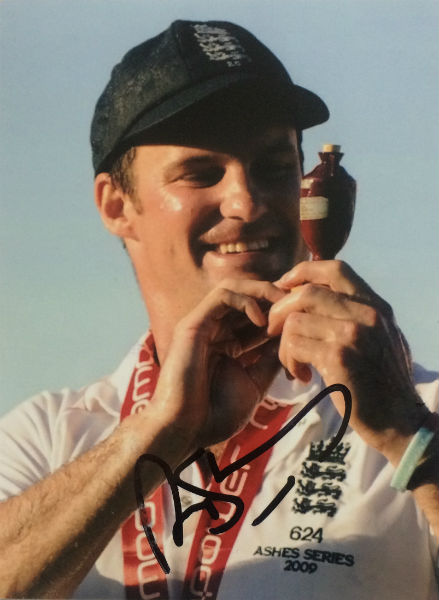 Andrew Strauss Signed Photo