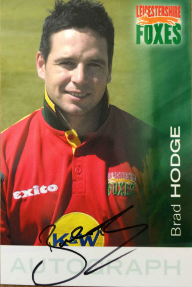 Brad Hodge Signed Photo