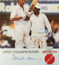 David Gower Signed Postcard