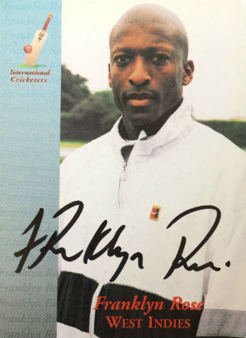 Franklyn Rose Signed Trading Card