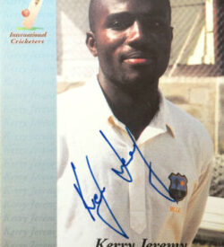 Kenny Jeremy Signed Trading Card