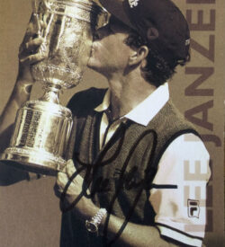 Lee Janzen Signed Postcard