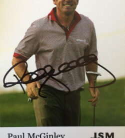 Paul McGinley Signed Postcard
