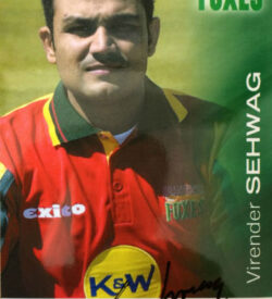 Virender Sehwag Signed Photo